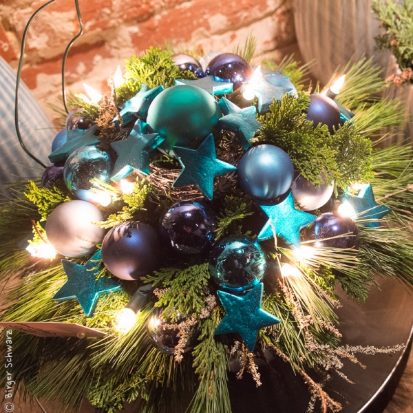 Bilder der Weihnachstaustellung Walsroder Floristen.