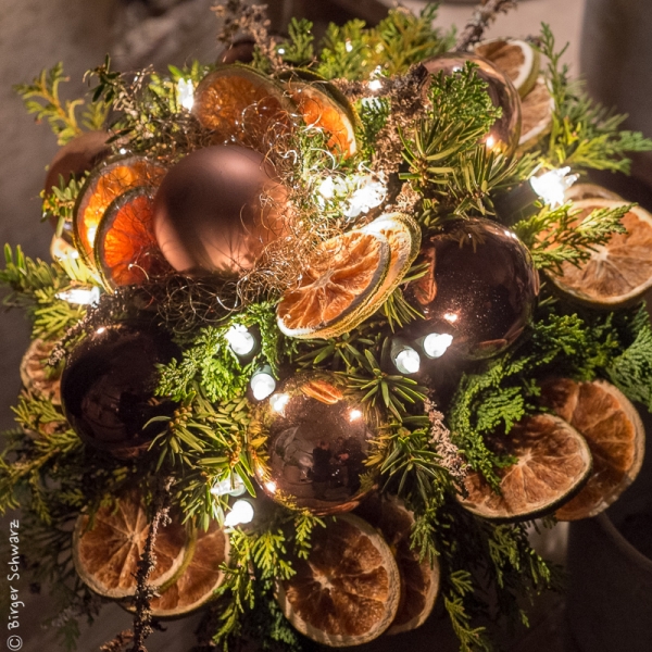 Bilder der Weihnachstaustellung Walsroder Floristen.