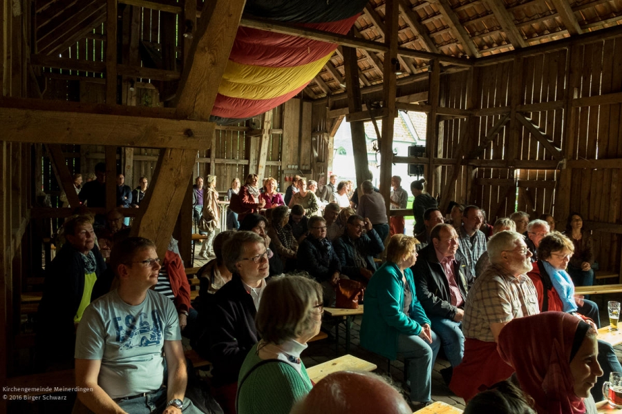 , 14.06.2016, Die St.-Georg-Singers haben heute ein Konzert unter der Leitung von Henning Hebenbrock in der Kirch-Scheune der Kirchengemeinde Meinerdingen gegeben.